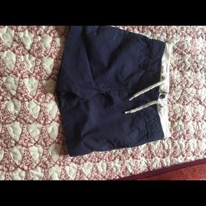 Janie and jack blue nautical swim trunks